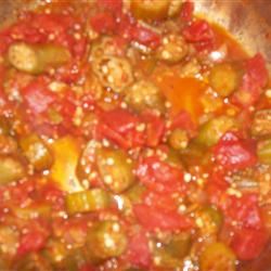 Okra with Tomatoes 