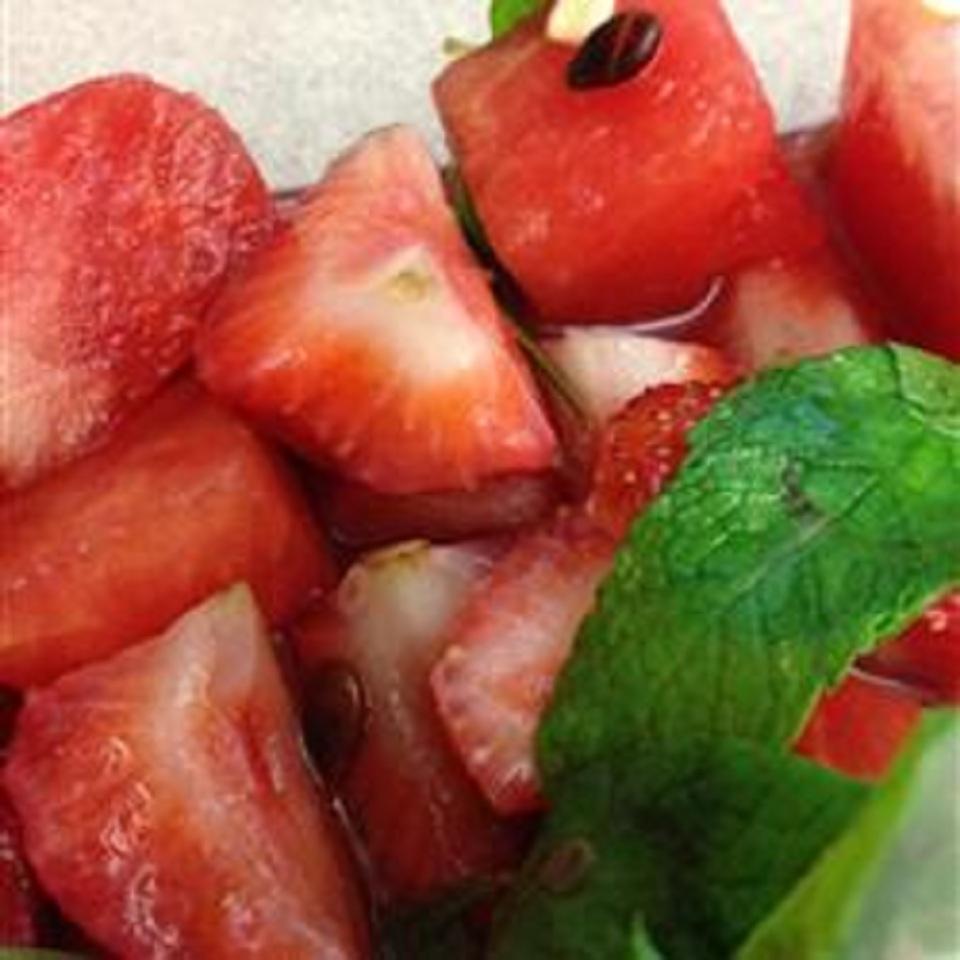 Watermelon, Strawberry, and Herbs