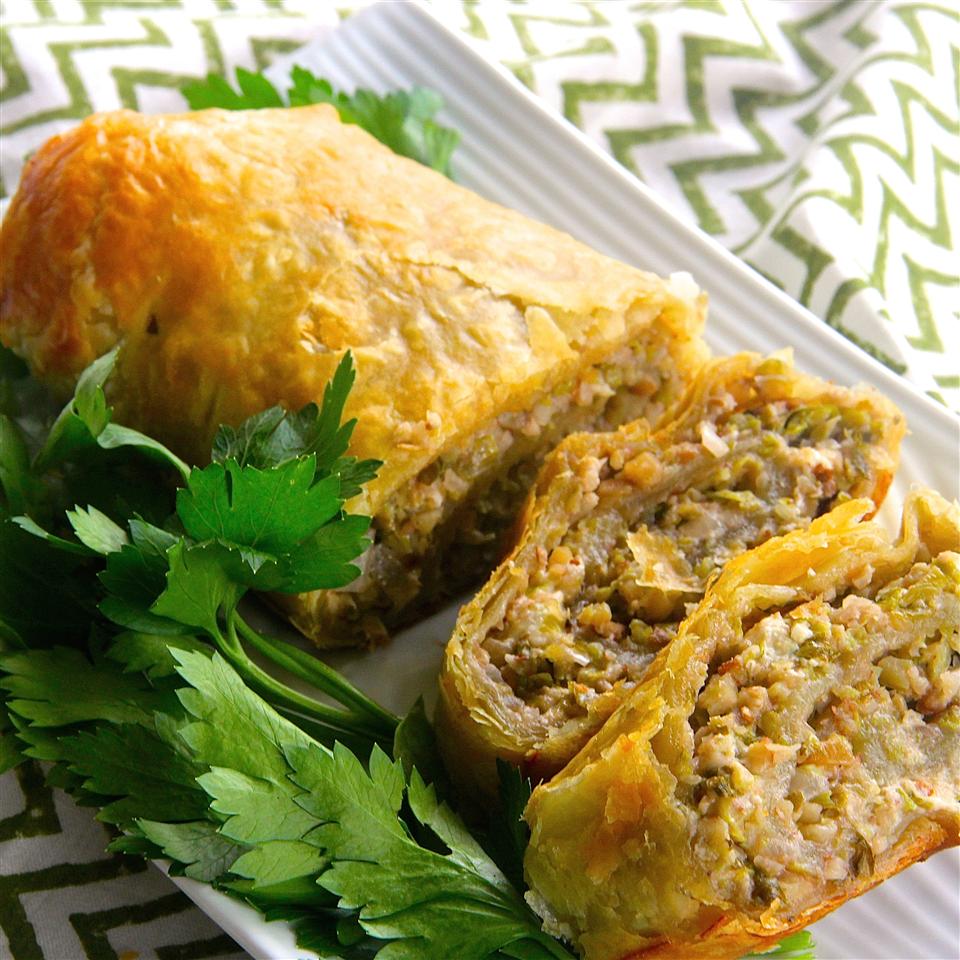 Brussels Sprouts and Feta Pastry Roll lutzflcat