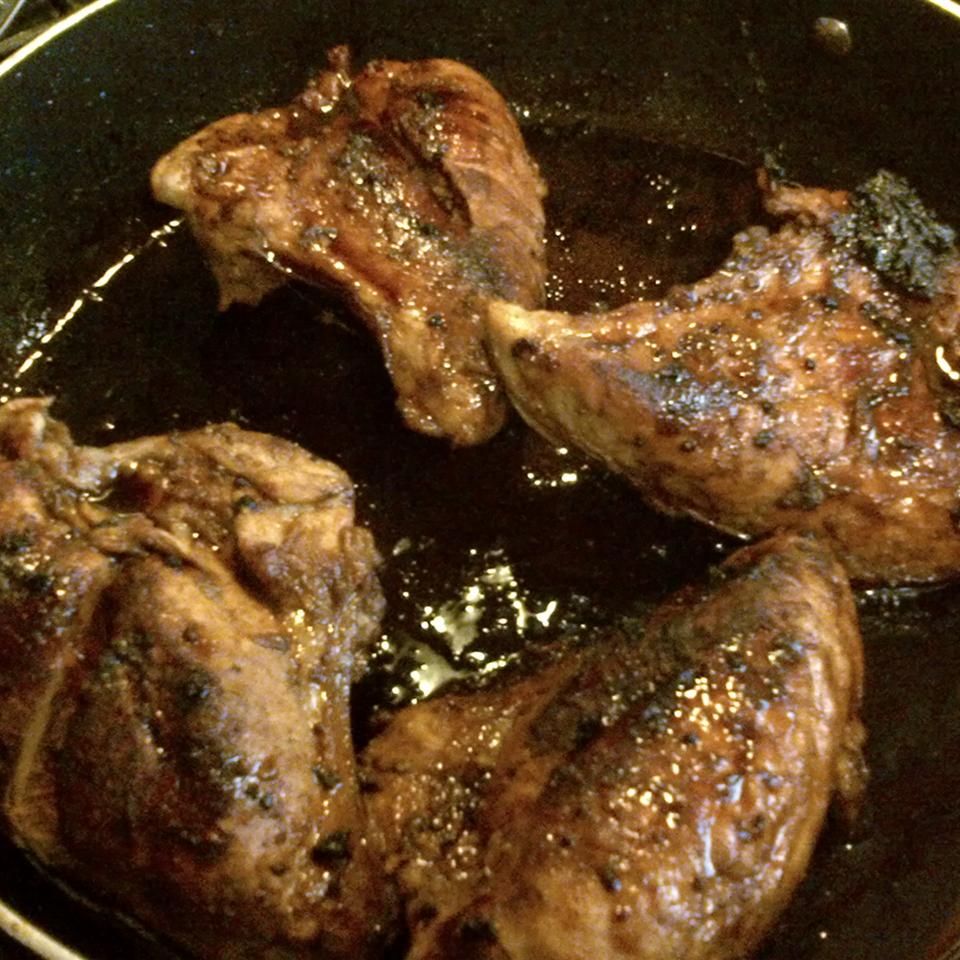 Chicken and Red Wine Sauce 