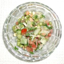 Sprouted Lentil Salad Sandi