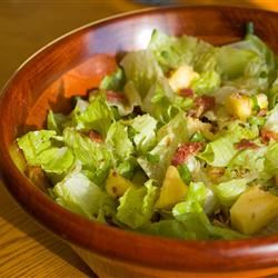 Tropical Salad with Pineapple Vinaigrette 