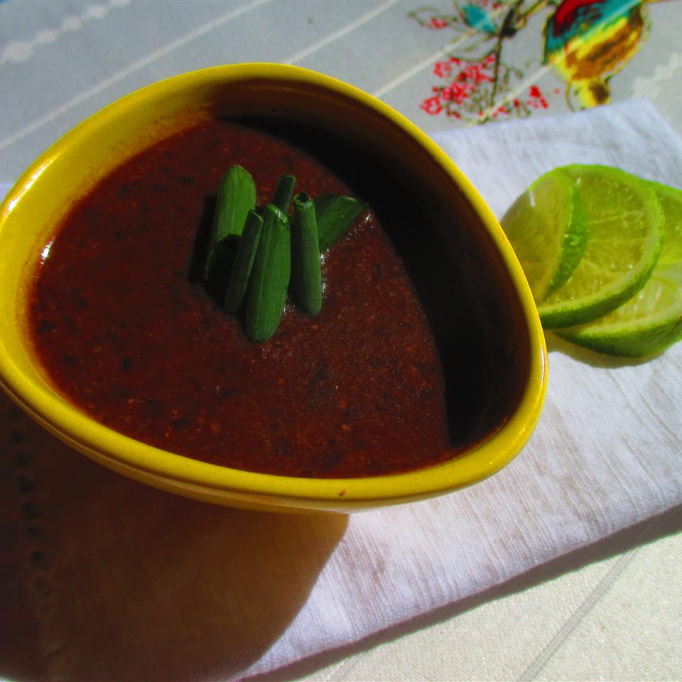 Black Bean and Salsa Soup 