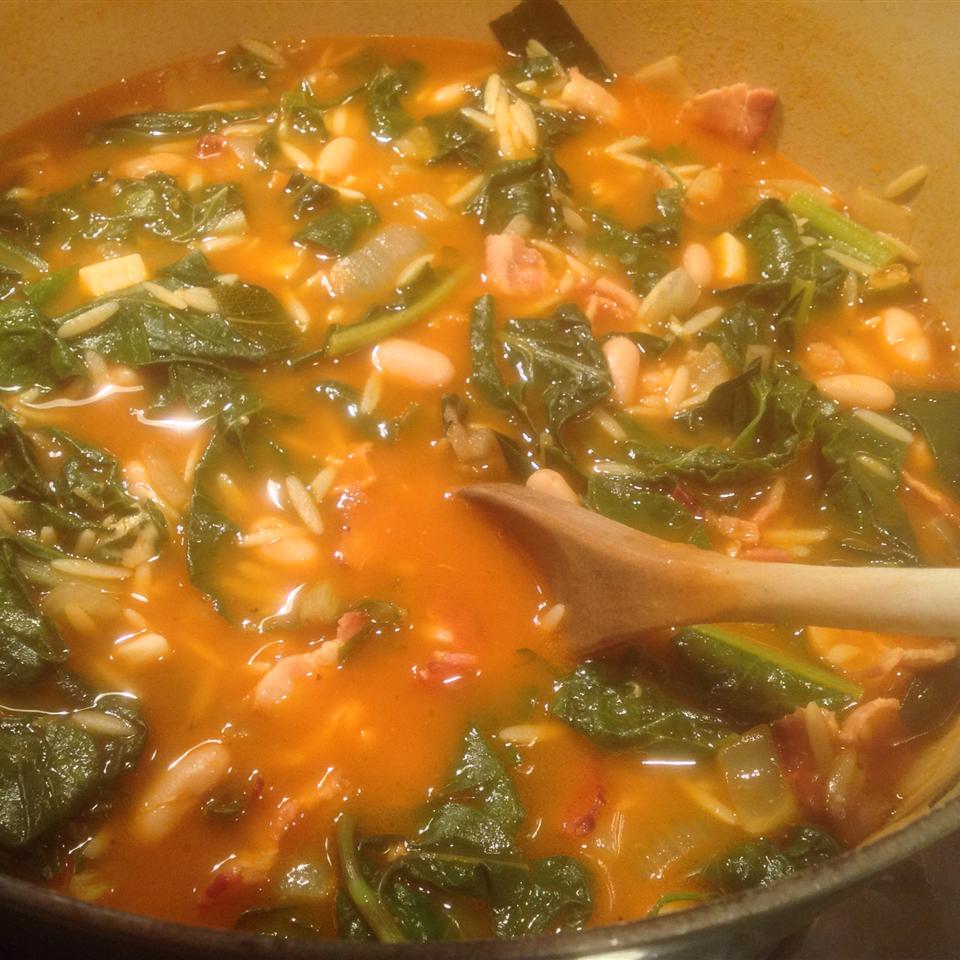 Tuscan Chard and Cannellini Bean Soup 