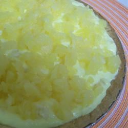 Crushed Pineapple Sour Cream Pie 