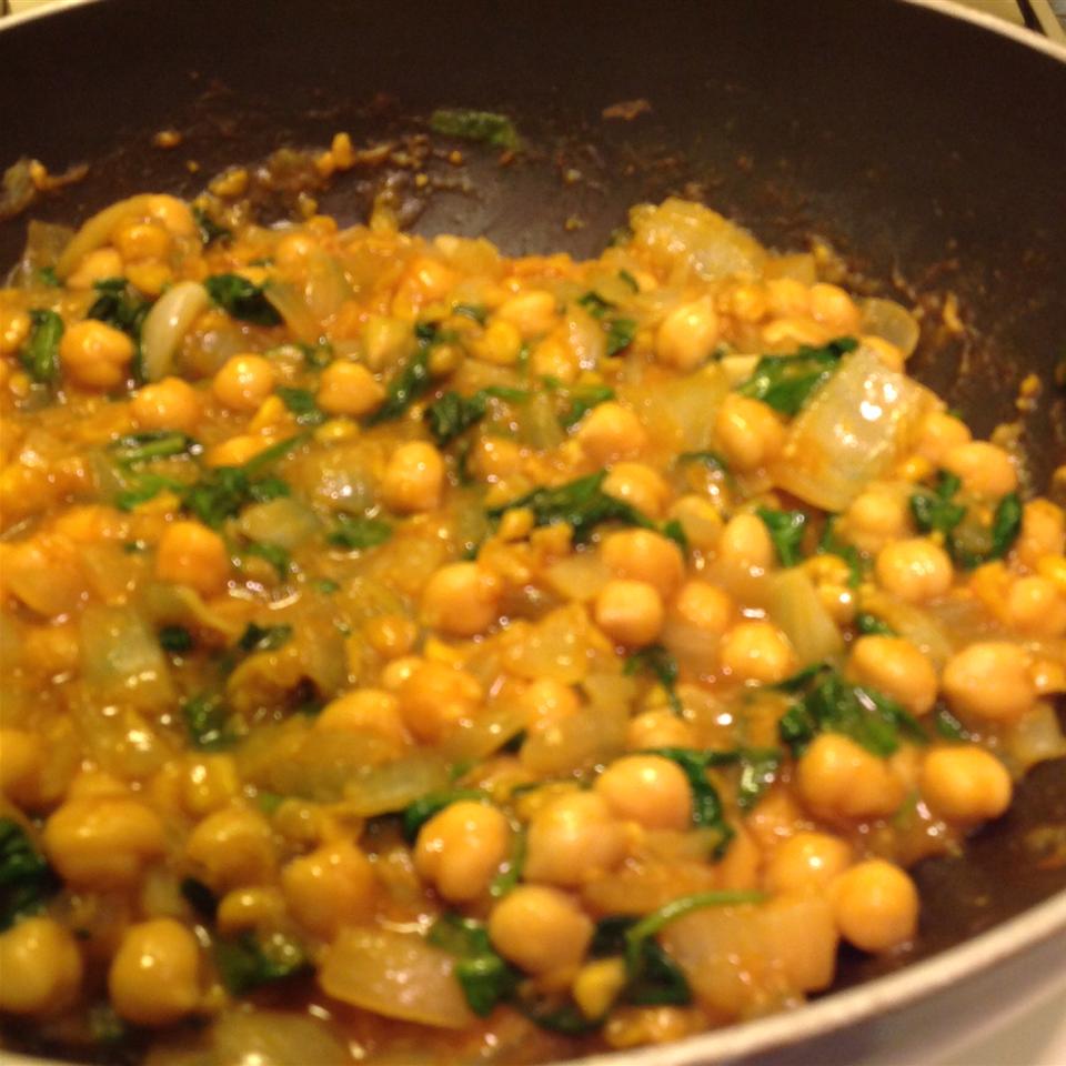 Spinach Chickpea Curry 
