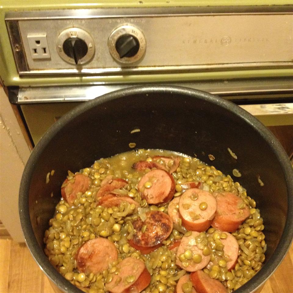 Sausage and Lentils 