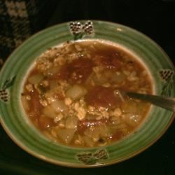 Oatmeal and Tomato Soup 