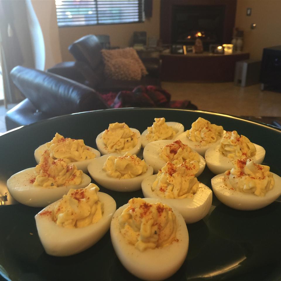 Spicy Deviled Eggs 