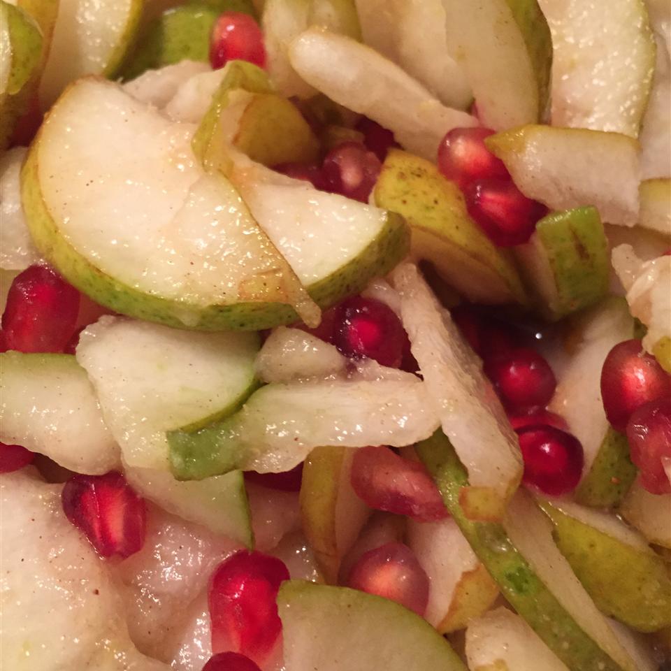 Spiced Pears and Pomegranate 