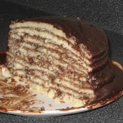 Fourteen Layer Chocolate Cake 