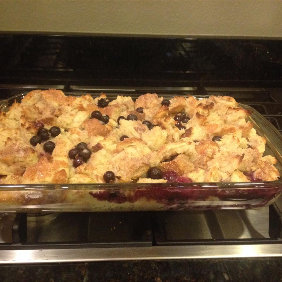 Beth's Blueberry Bread Pudding 