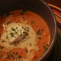 Roasted Red Pepper and Crab Soup CrdsGrl