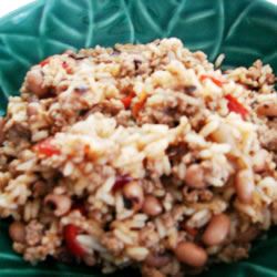 Creole Black-Eyed Peas and Rice 