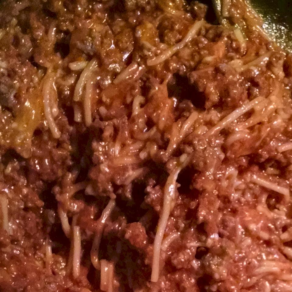 Baked Spaghetti with Venison 