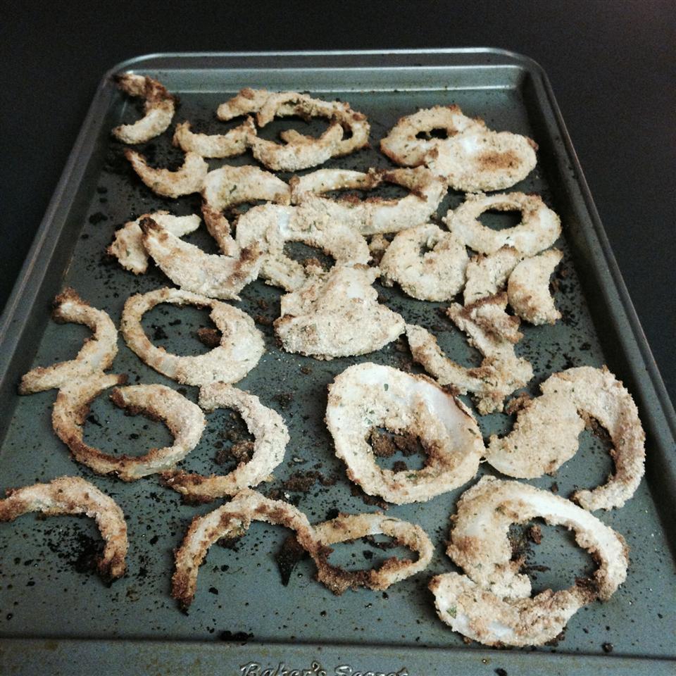 Oven-Baked Onion Rings 