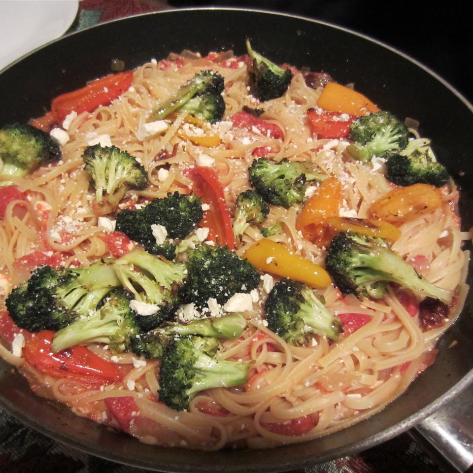 Flash-blasted Broccoli and Feta Pasta njmom