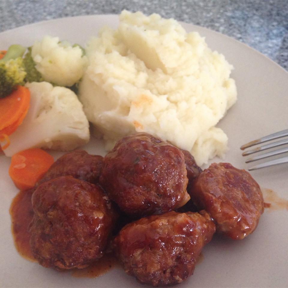 Barbecued Meatballs 