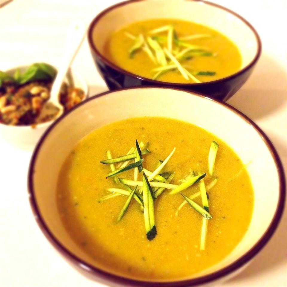 Veggie Pesto Soup 