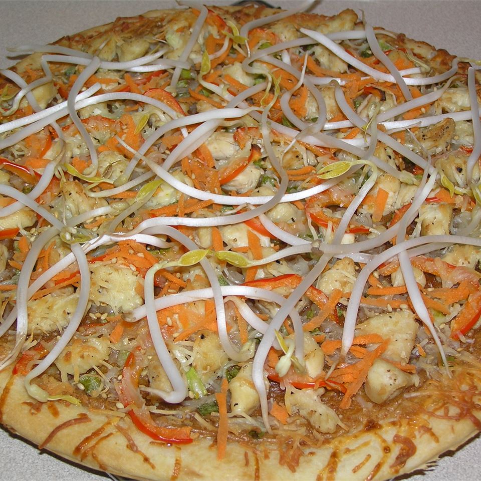 Thai Chicken Pizza 