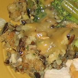 Leslie's Broccoli, Wild Rice, and Mushroom Stuffing Trish Beier
