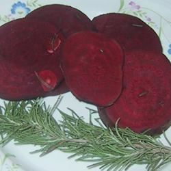 Grilled Beets in Rosemary Vinegar sueb