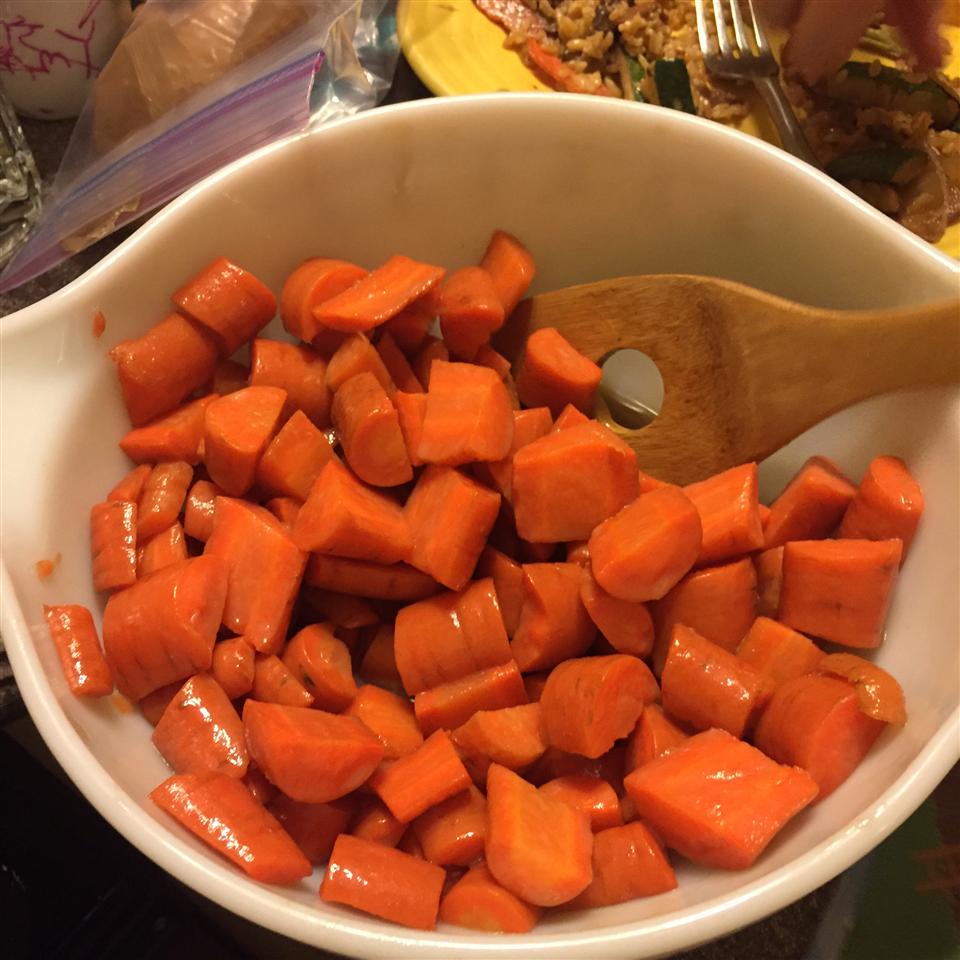 Bourbon Glazed Carrots 