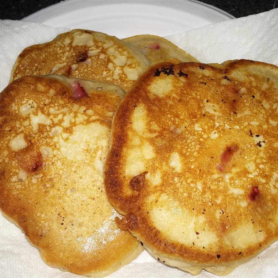 Strawberry Vanilla Pancakes 