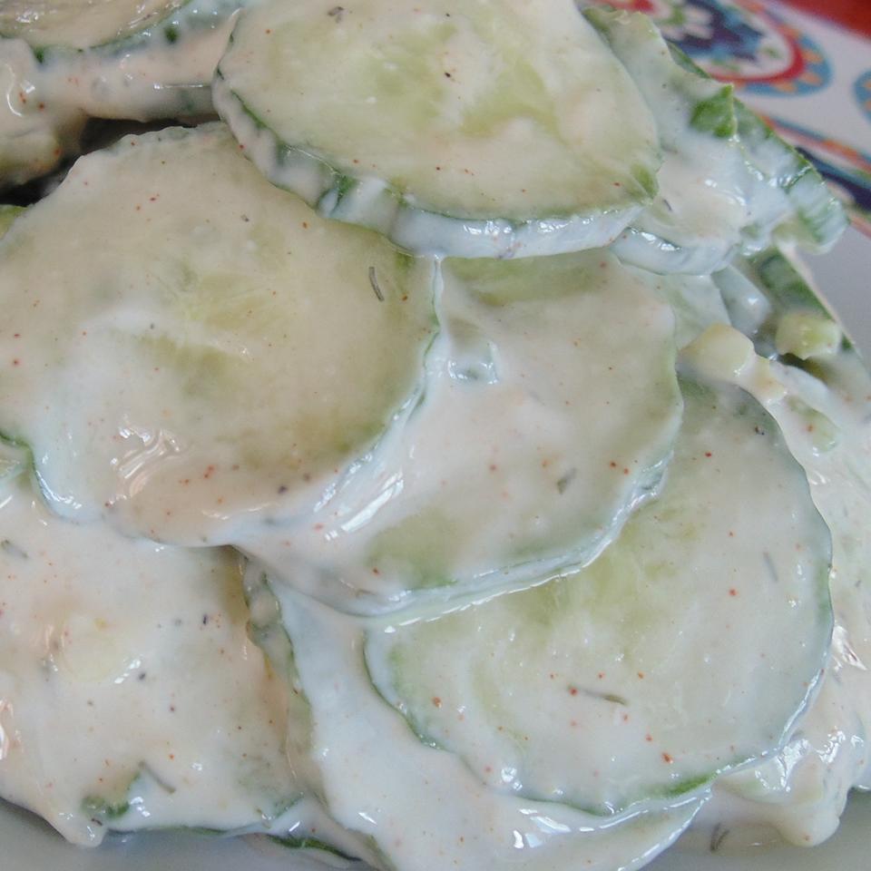 Savory Cucumber Salad Christina