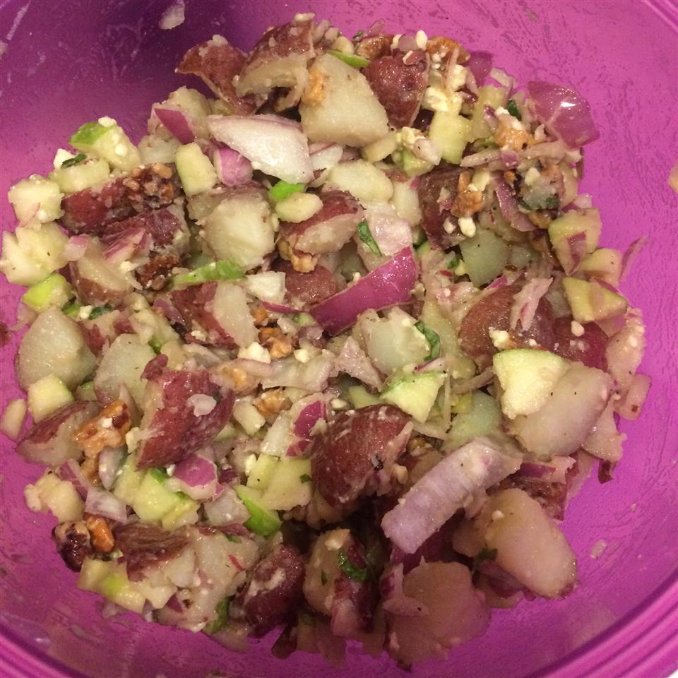 Red Bliss Potato Salad with Gorgonzola and Walnuts MeganReed