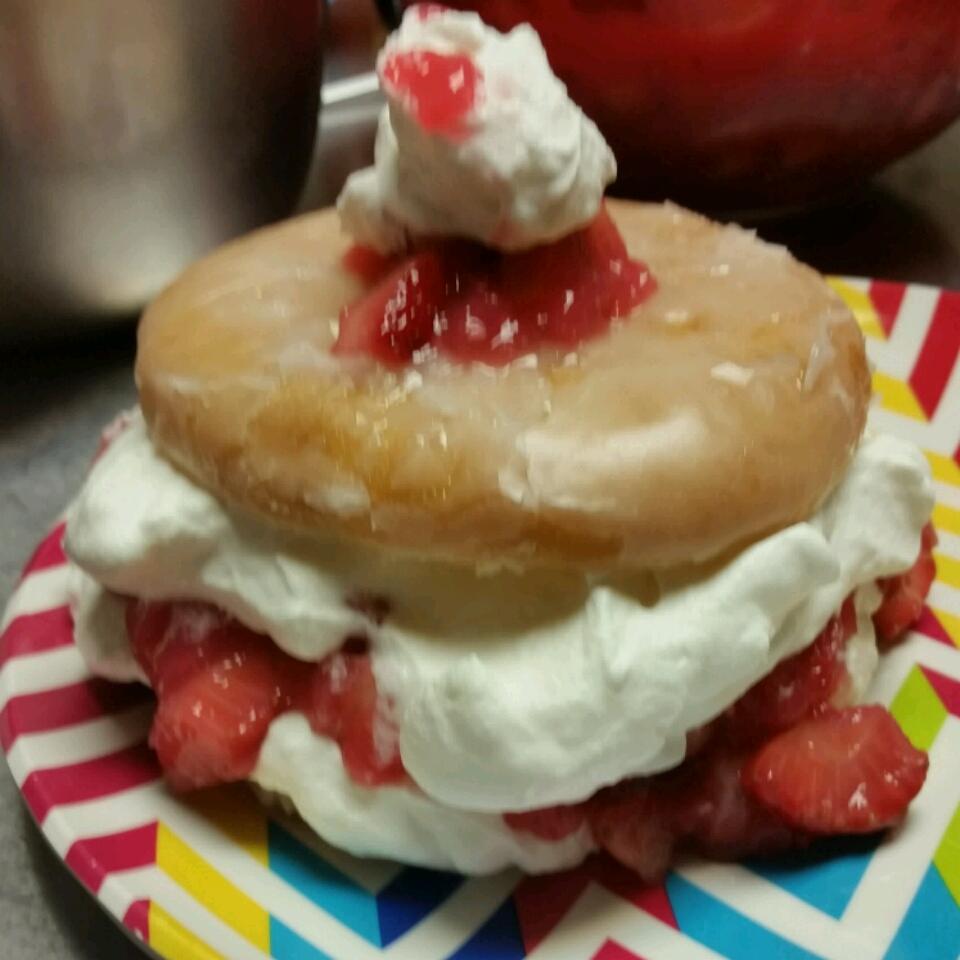 Glazed Doughnut Strawberry Shortcake 