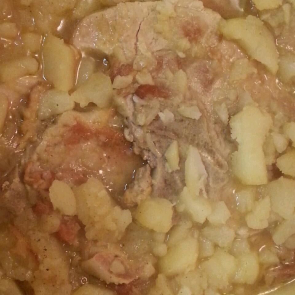 Grandmother's Pork Chop Dinner 
