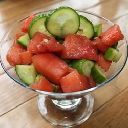 Cucumber-Watermelon Salad