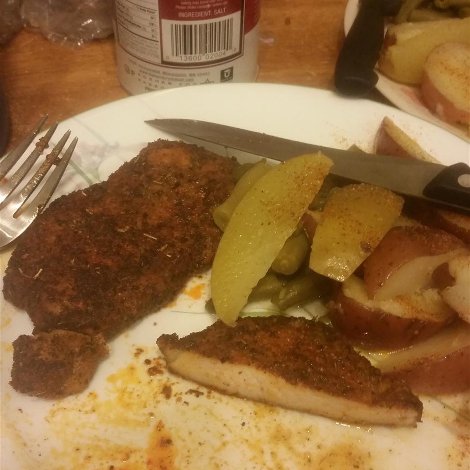 Cajun Spiced Pork Chops 