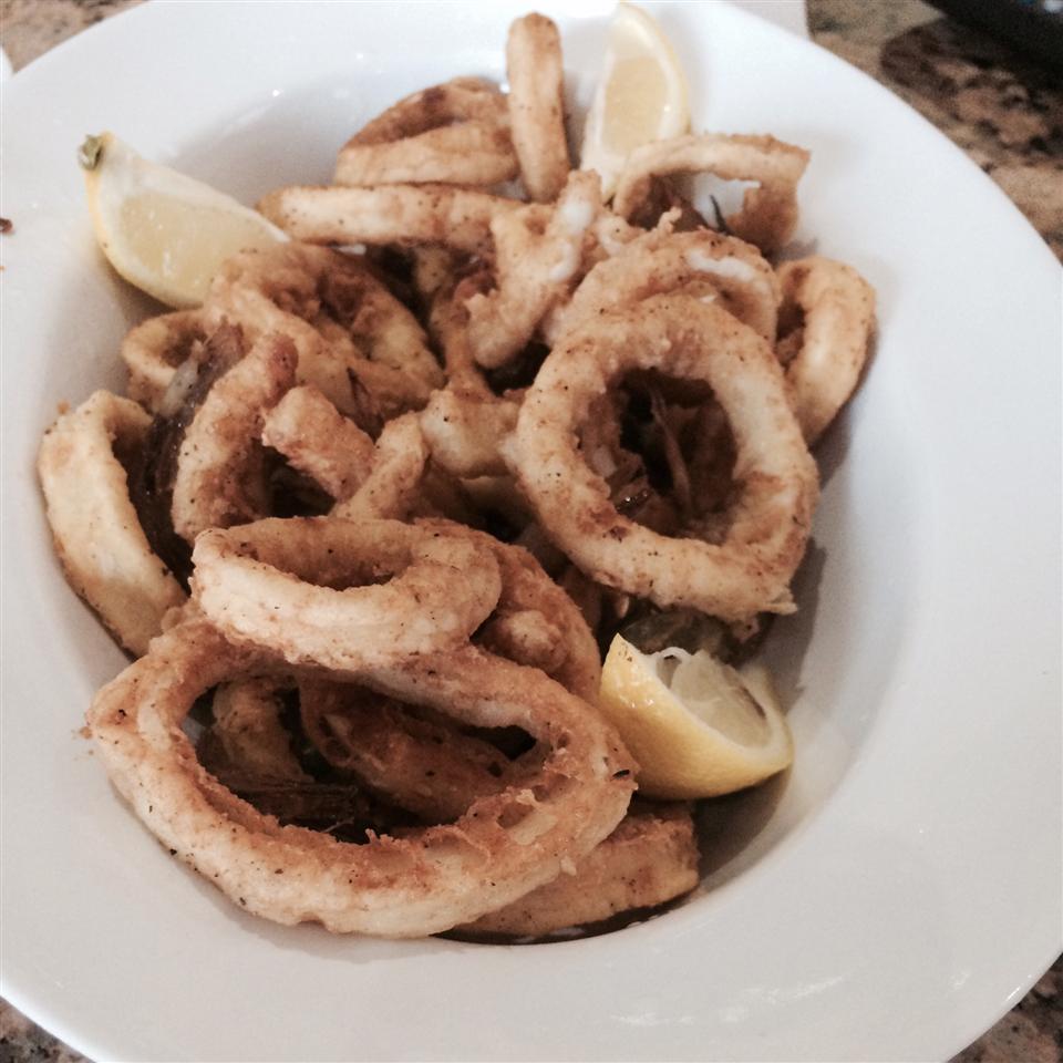Deep-Fried Calamari Rings 