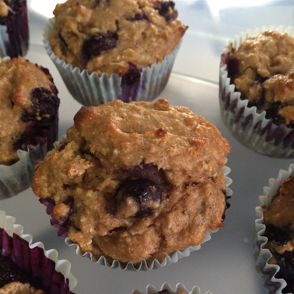 Oat and Blueberry Muffins 