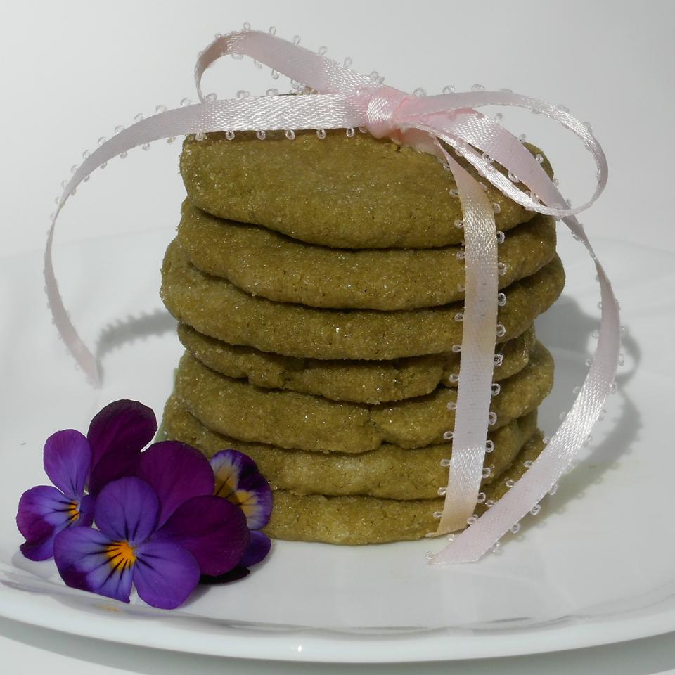 Green Tea Shortbread Cookies Melissa Conger