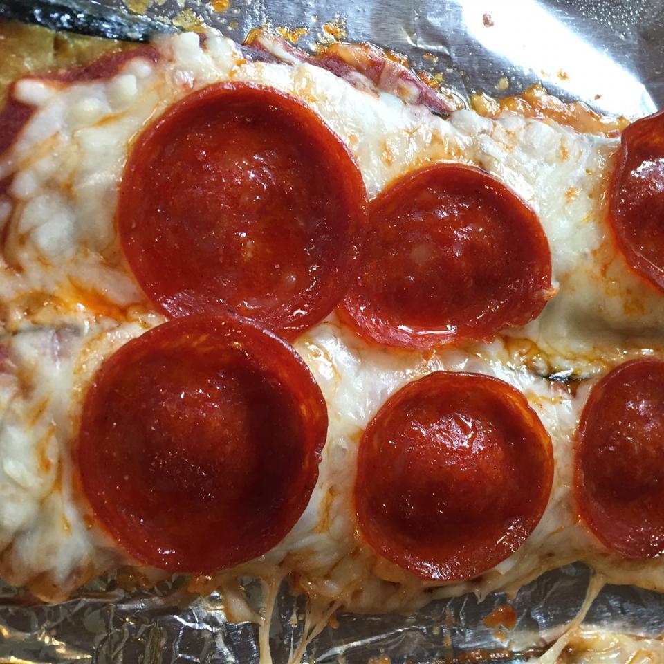 Grilled Zucchini Pizza 