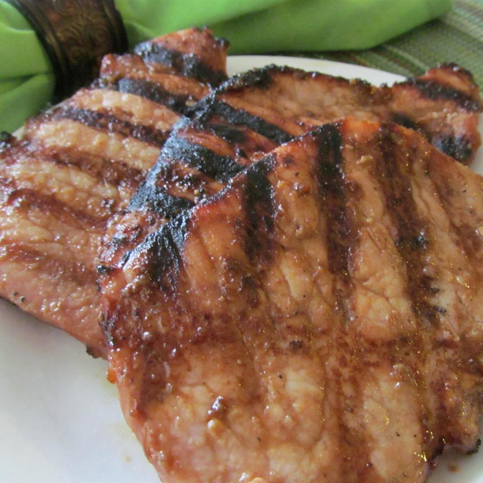 Southern Sweet Grilled Pork Chops 