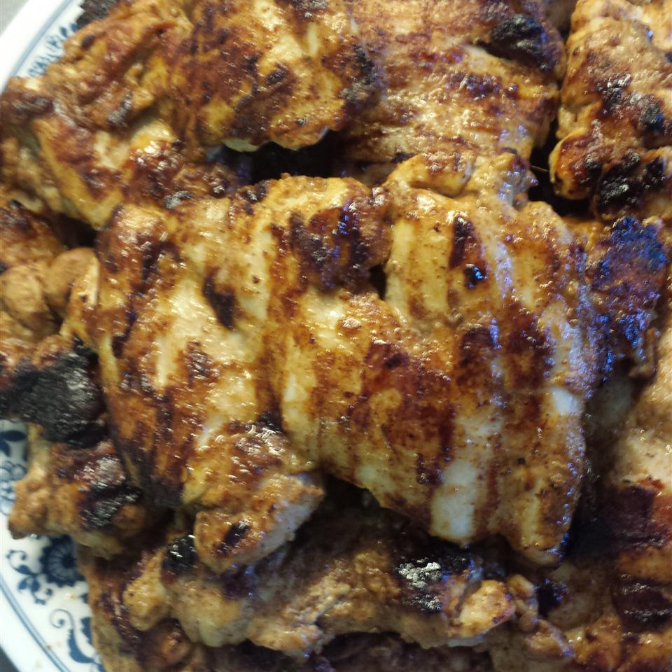 Grilled Chicken Thighs Tandoori 