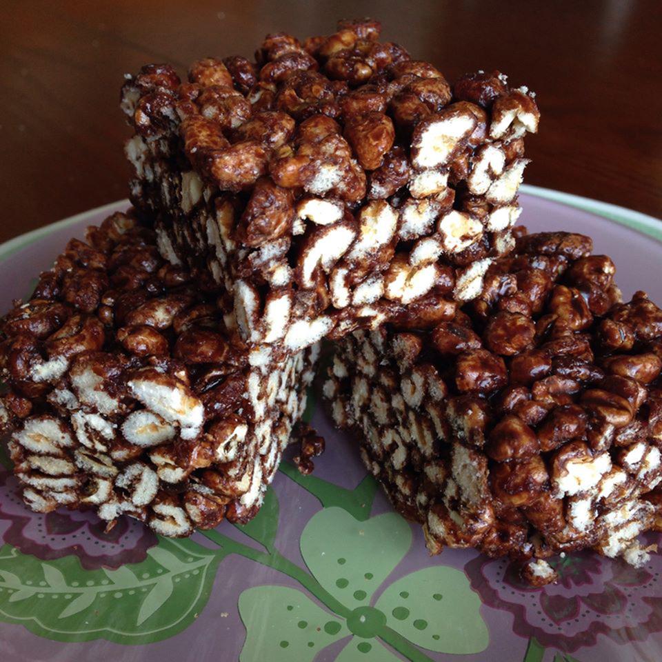 Cafe-Style Puffed Wheat Squares 