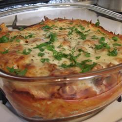 Baked Rigatoni with Italian Sausage and Fennel 
