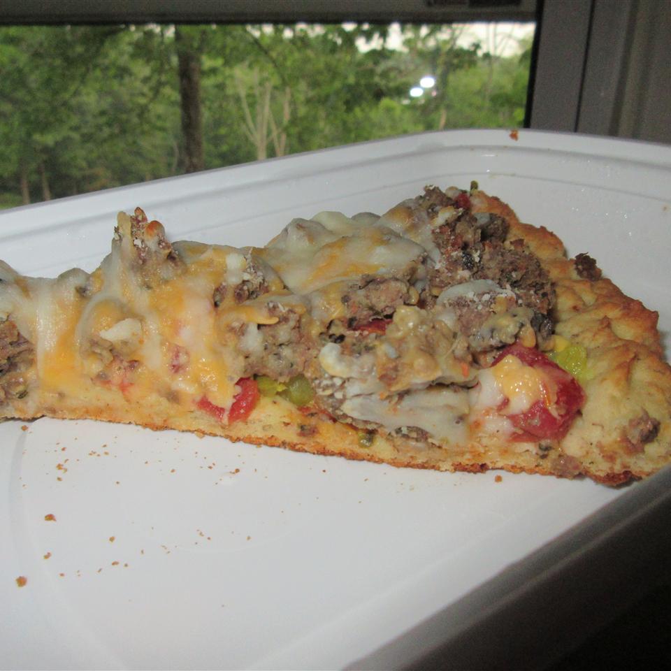 Gluten-Free Cheese and Herb Pizza Crust Gail