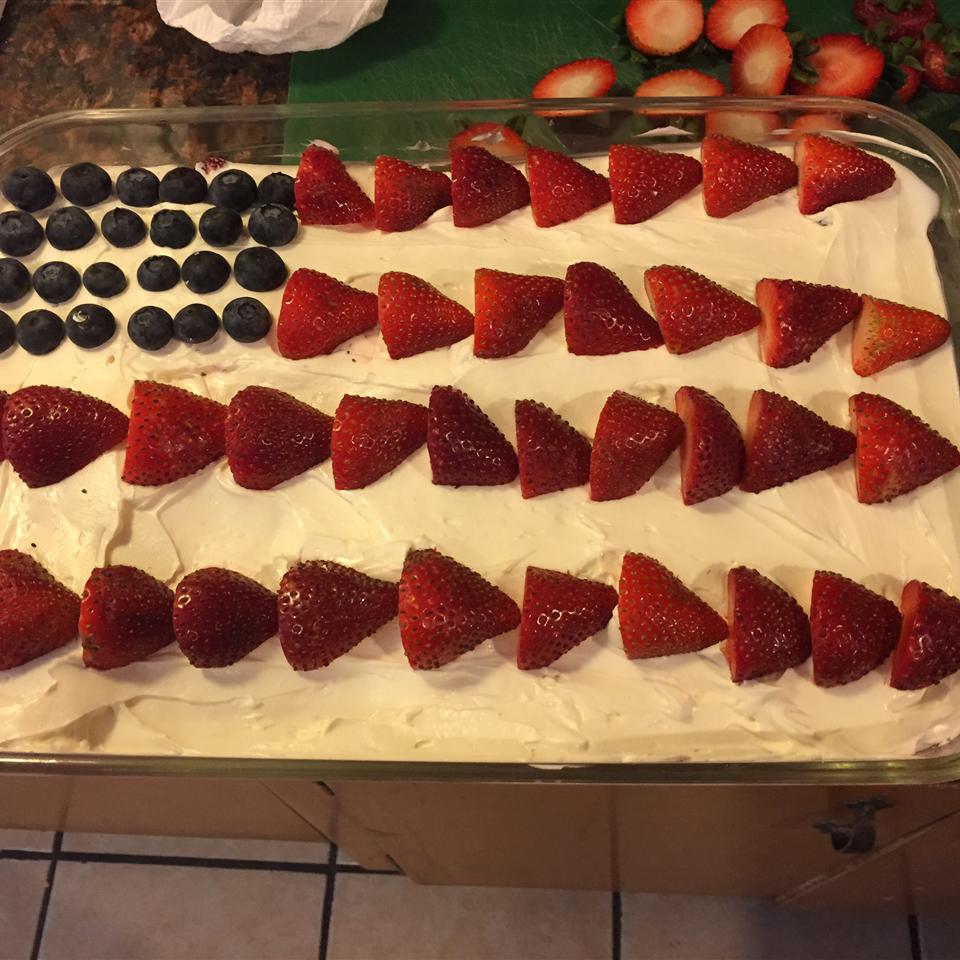 Wave Your Flag Cheesecake 