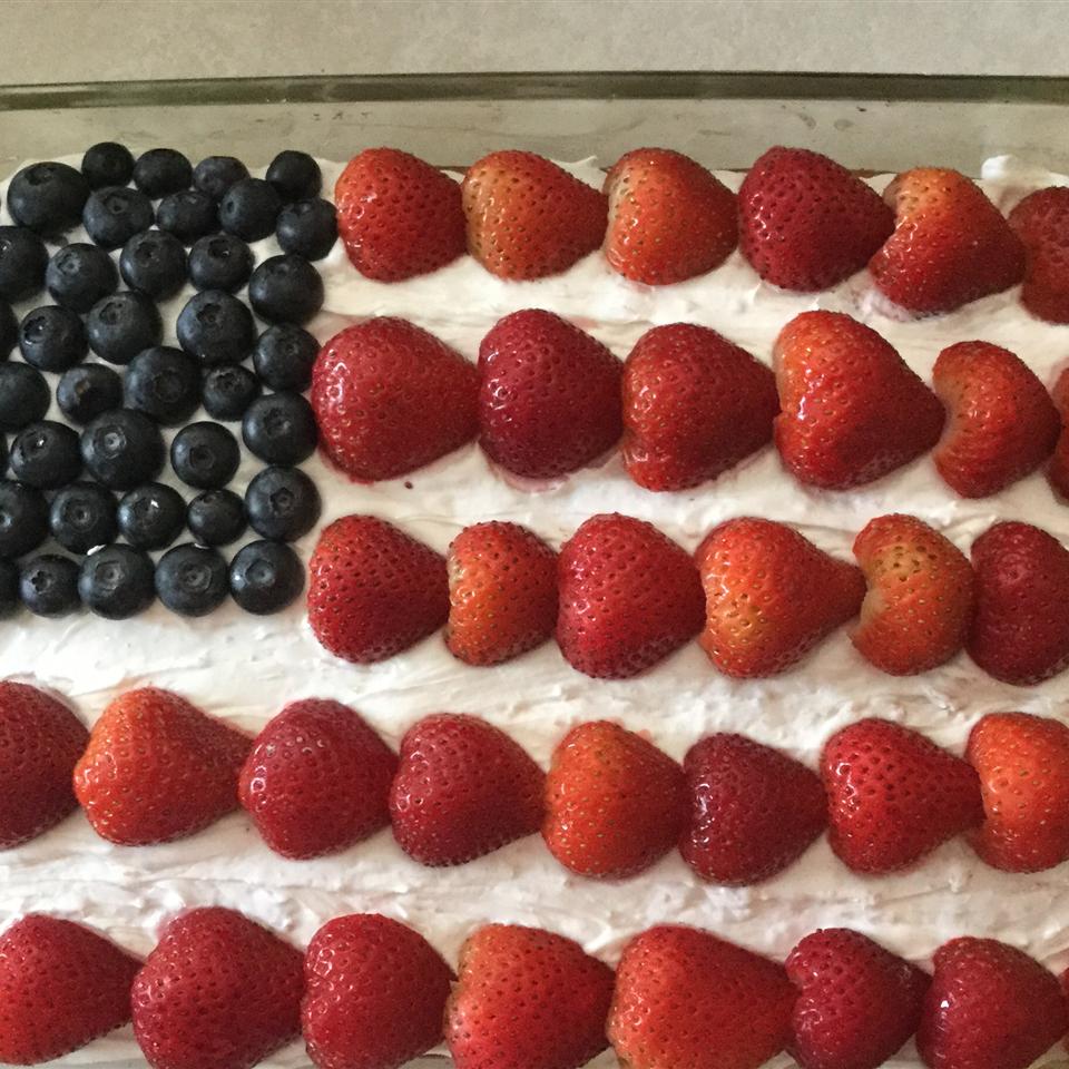 Red, White and Blue Strawberry Shortcake 