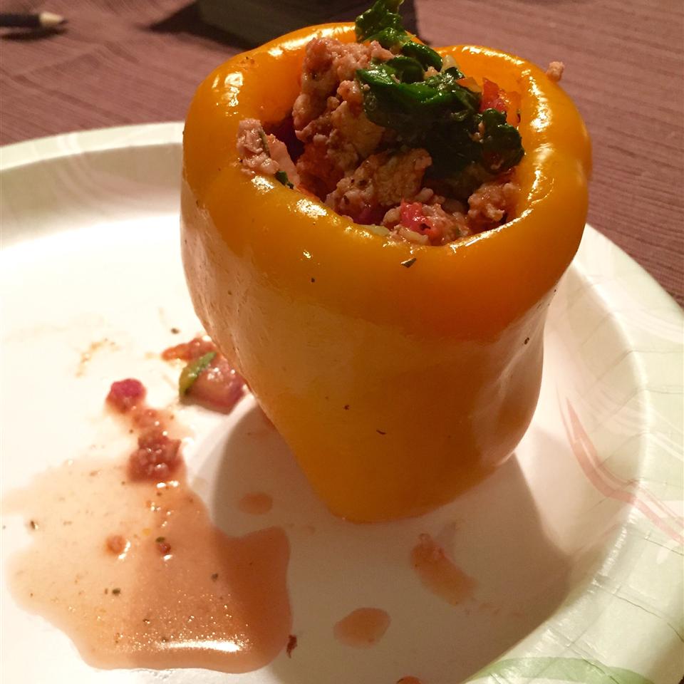 Stuffed Peppers with Turkey and Vegetables 