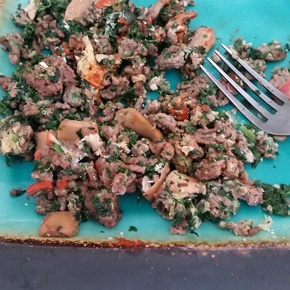 Joe's Special Beef and Spinach Scramble