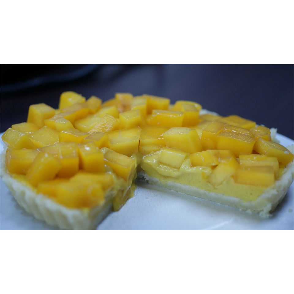 Mango Custard Pie