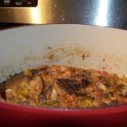 Eggplant and Lamb Stew 