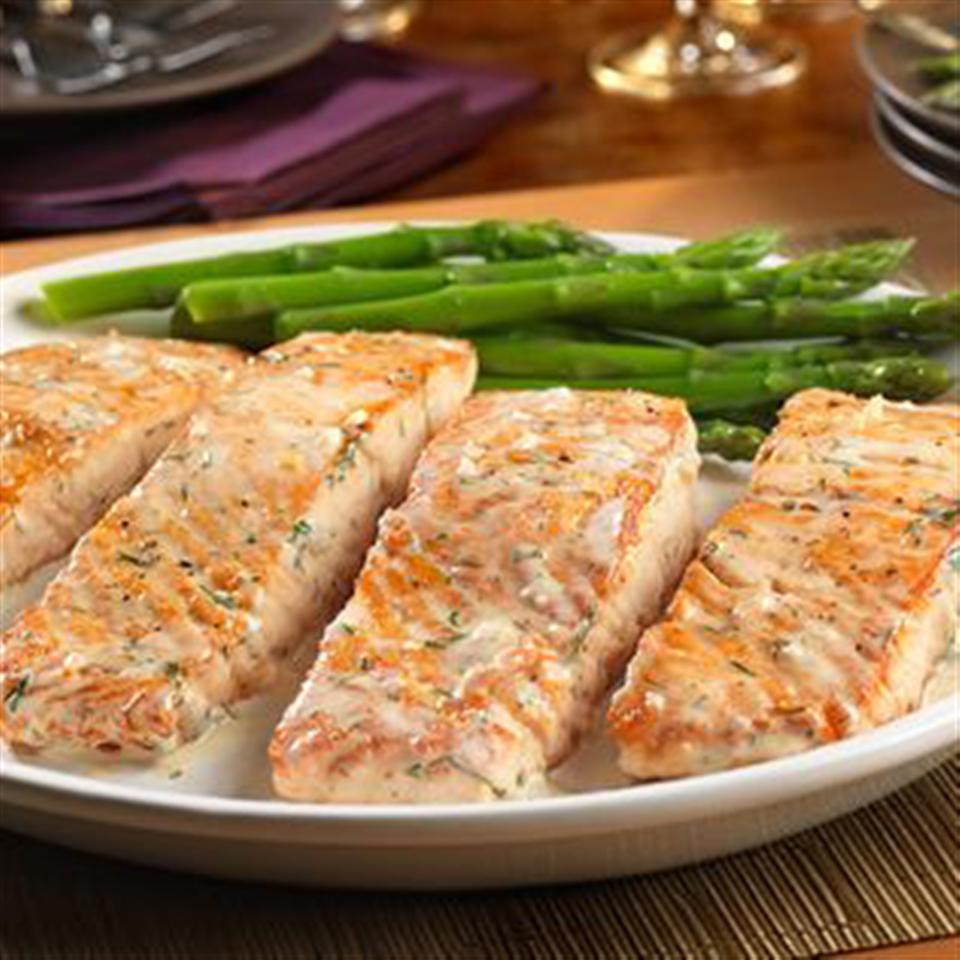 Salmon with Creamy Dill Sauce from Swanson&reg; 